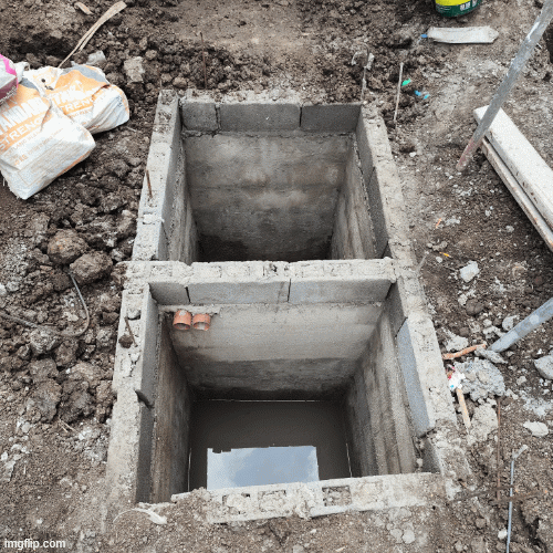 Septic tank project by AJA Builders