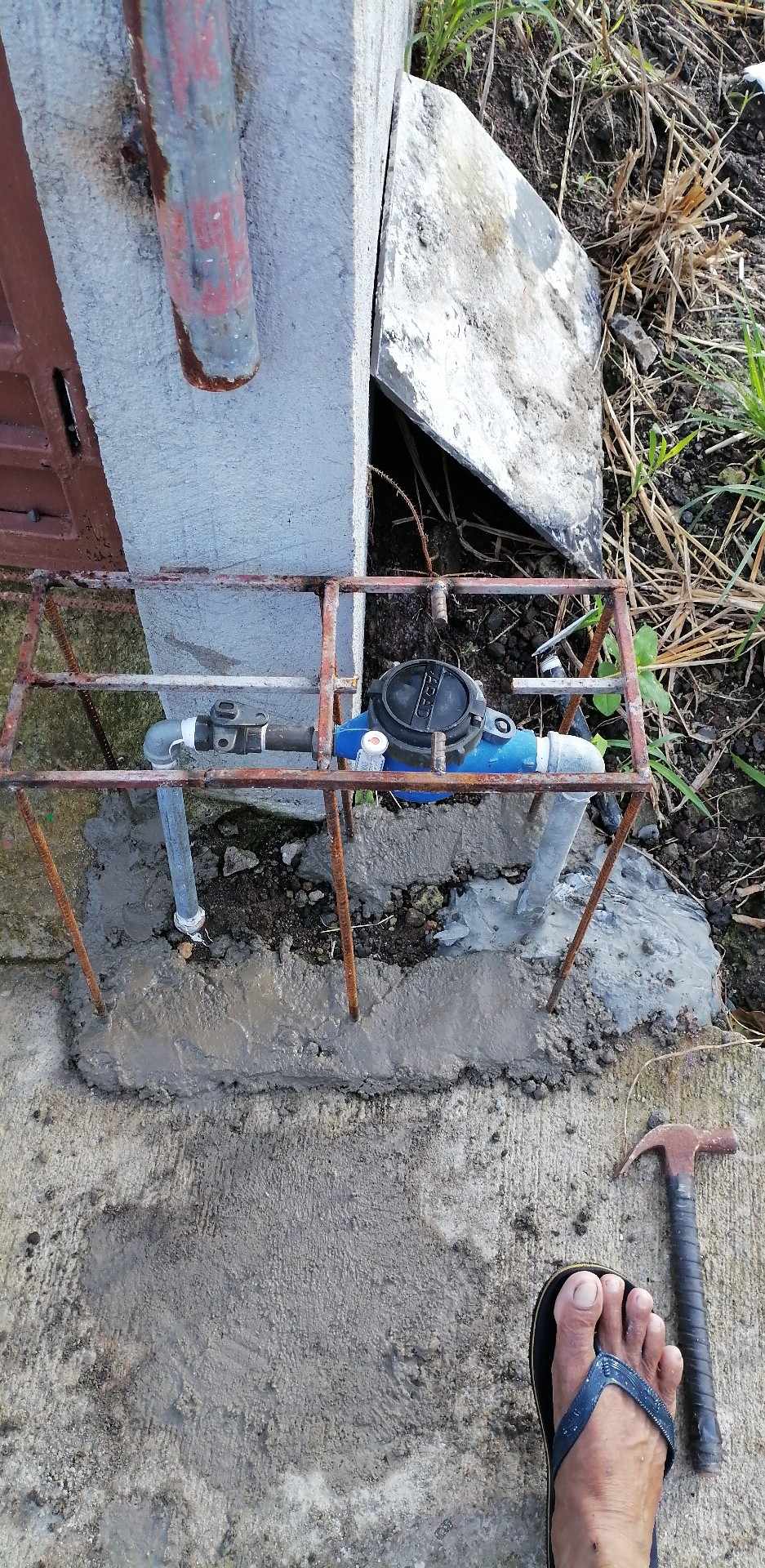 Water meter cage project by AJA Builders